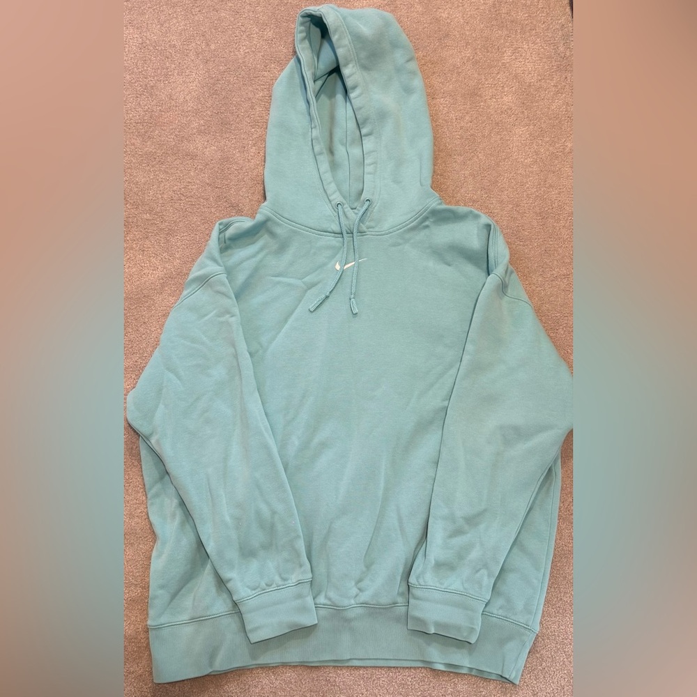 Nike Men's Mint Green Hoodie